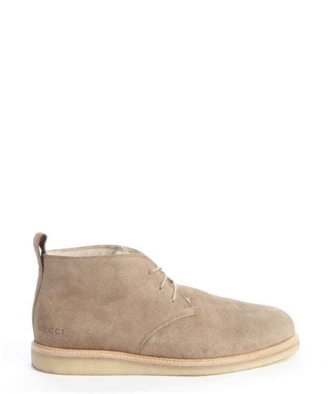 gucci suede chukka boots|Gucci boots platform.